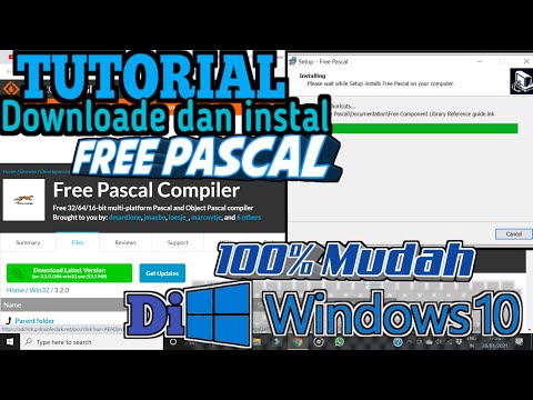 Tutorial Downloade dan Install FREE PASCAL terbaru 2021 no ribet! #downloadefreepascal #freepascal