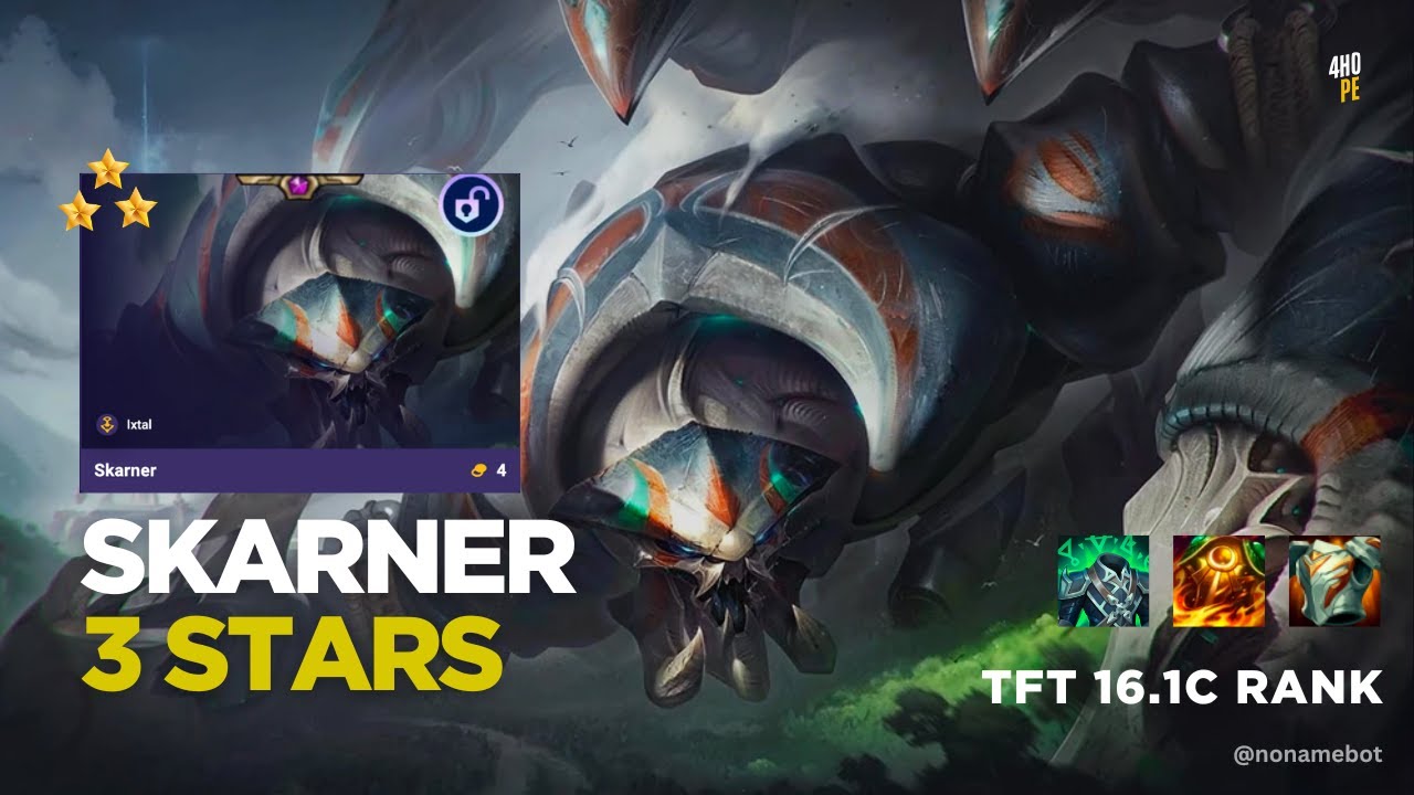 My Time for Skarner 3 Stars in Draven 95 | TFT 16.1c Ranked
