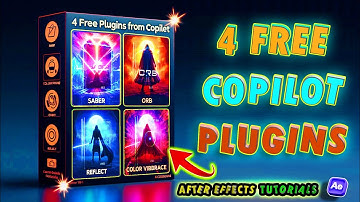 Top 4 Free Video Copilot Plugins You Need ORB SABER COLOR VIBRANCE VC REFLECT After Effects Tutorial