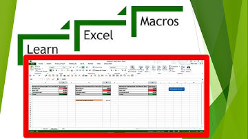 Excel Macros - Writing code in excel, VB Script (VBA)