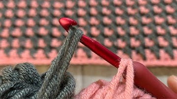 WARNING! THIS CROCHET STITCH IS TOO BEAUTIFUL TO IGNORE / EASY CROCHET PATTERN / MININ ART