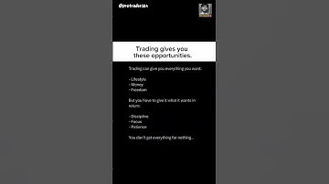 Trading gives you these opportunities 📈#trading #investing #business #mindset #strategy #skill