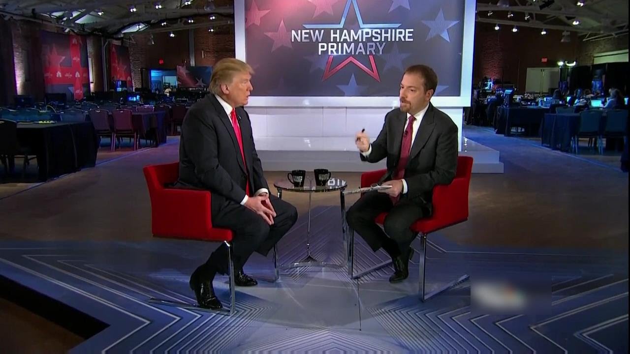 Donald Trump FULL INTERVIEW on Meet The Press, Chuck Todd 2/7/16 - Post ...