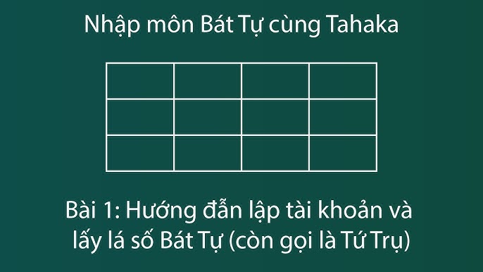 Lấy Lá Số Bát Tự Tứ Trụ: Hướng Dẫn Chi Tiết Và Phân Tích Vận Mệnh Cá Nhân