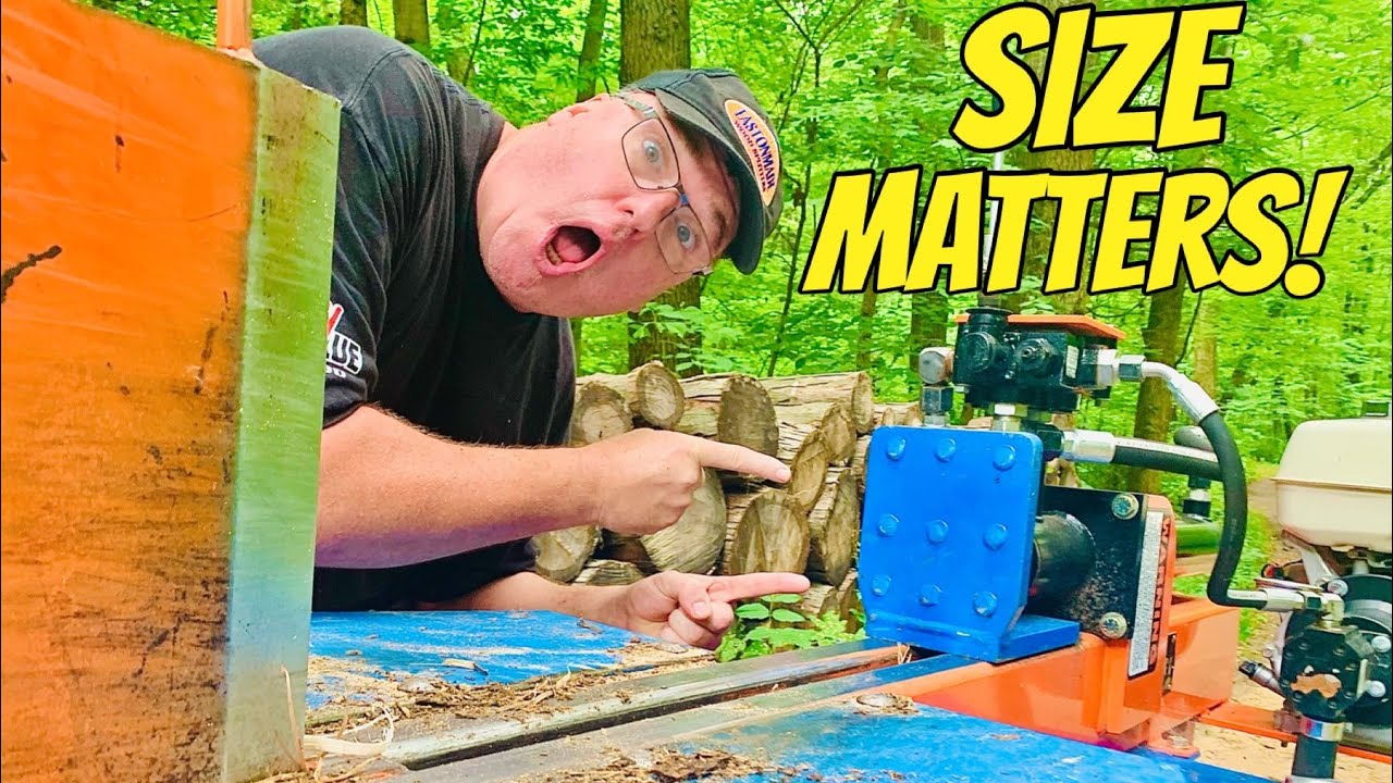 Splitting FIREWOOD with new/larger push plate on Eastonmade Ultra wood