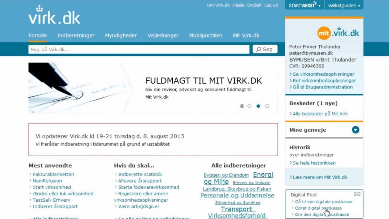 til administratorer: Opret Postkasse -