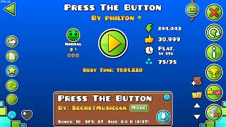 geometry dash часть 83 - PRESS THE BUTTON