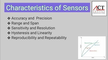 Characteristics Of Sensors || Static And Dynamic Characteristics Of Sensors