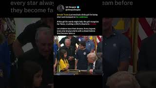 Trump mocked a little girl for being short