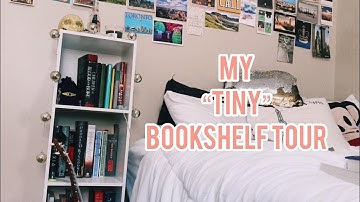my tiny bookshelf tour// storiesinmay