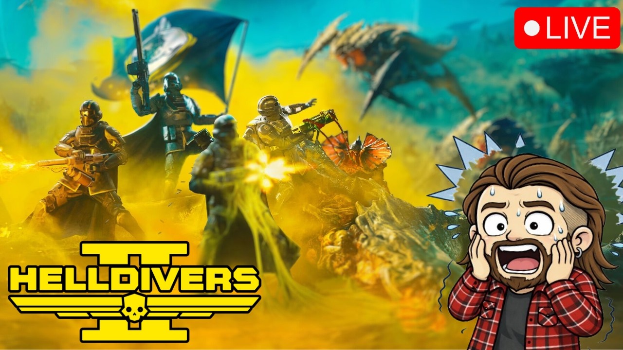 Trying Not to Panic 🔴LIVE Helldivers 2 - YouTube