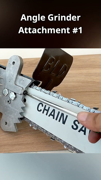 Chain Saw | Angle Grinder Attachment !