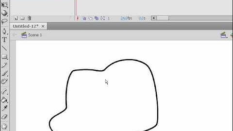 Flash CS4 Tutorial Course - Pen Tool Lesson 5
