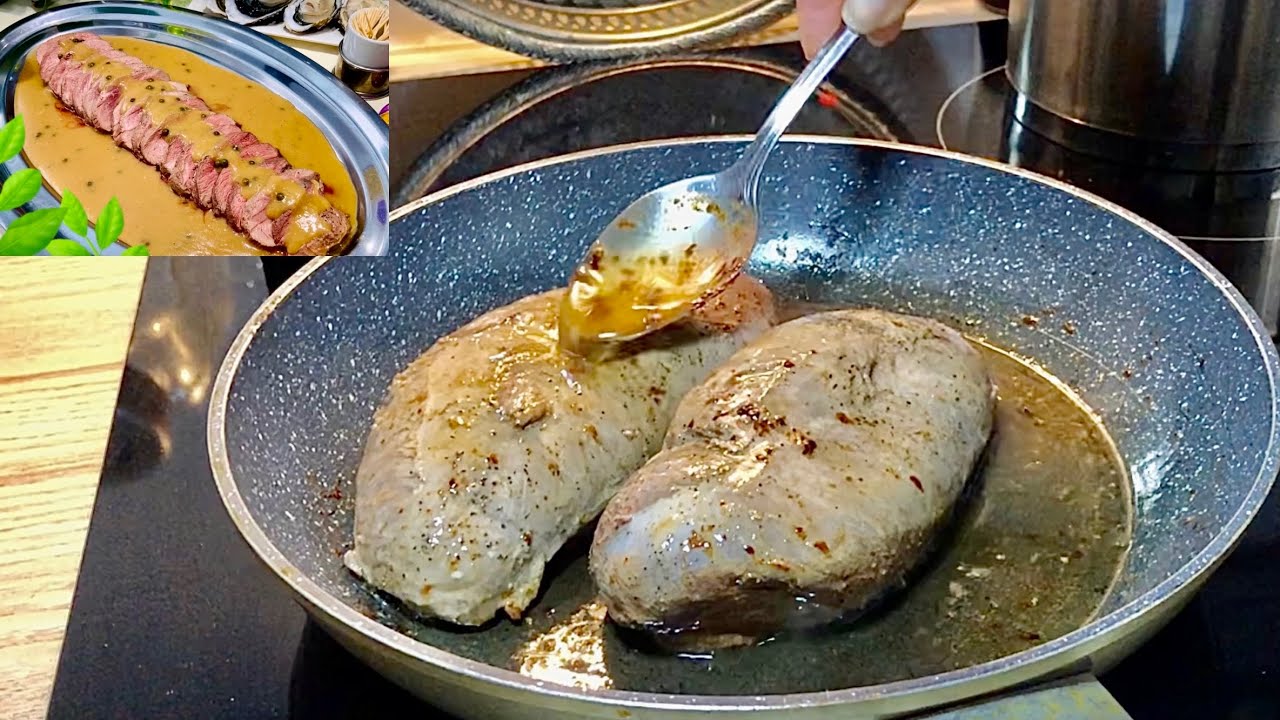 Comment cuire un magret de canard avec sauce au poivre vert à l’ancienne 👵🏻👌😋