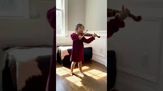 Lightly Row - Freya Chen 3 Yrs Old, Suzuki Violin Book 1