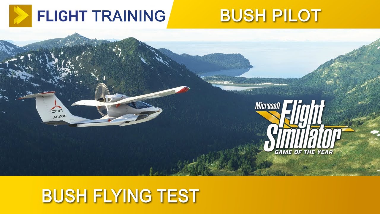 Microsoft Flight Simulator | Flight Training : Bush Flying Test - YouTube