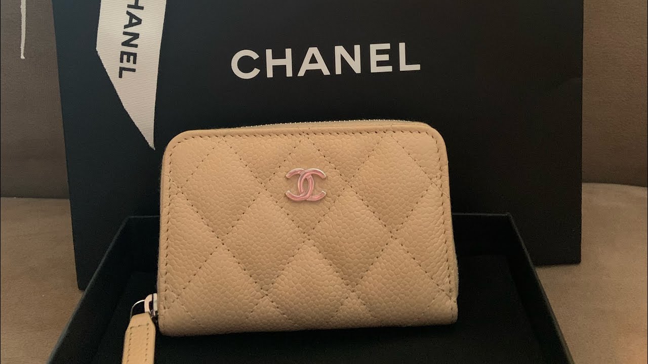 Unboxing Chanel Classic Zipped Coin Purse 💕 @ChanelOfficial