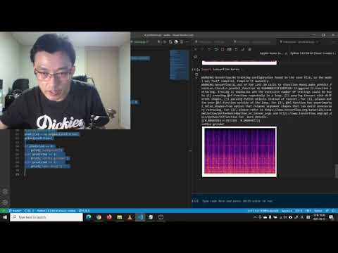 Audio analysis with librosa and tensorflow