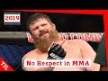 No Respect and Poor Sportsmanship in MMA