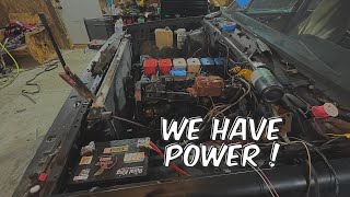 Part 2 Wiring and making an intercooler fit in my cummins swapped Chevy R30