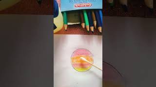 color Pencil Hacks with Vaseline So Shine so beautiful #easy #satisfying #youtubeshorts #short