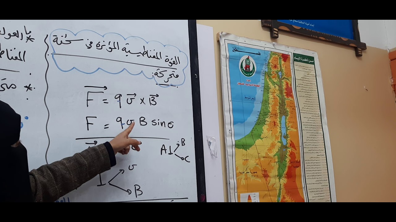 القوة المغناطيسية المؤثرة على شحنة متحركة