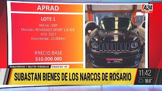 ✋ Subastan autos y motos de los narcos de Rosario