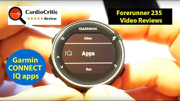 Garmin Forerunner 235 - Connect IQ - widgets, applications, data fields and clock faces
