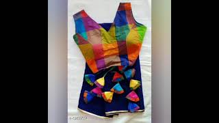 Low Price Design Saree With Blouse Pis