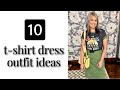 10 Ways to Style a T-Shirt Dress | Affordable Outfit Ideas for Every Occasion - YouTube 10 Ways to Style a T-Shirt Dress | Affordable Outfit Ideas for Every Occasion - YouTube