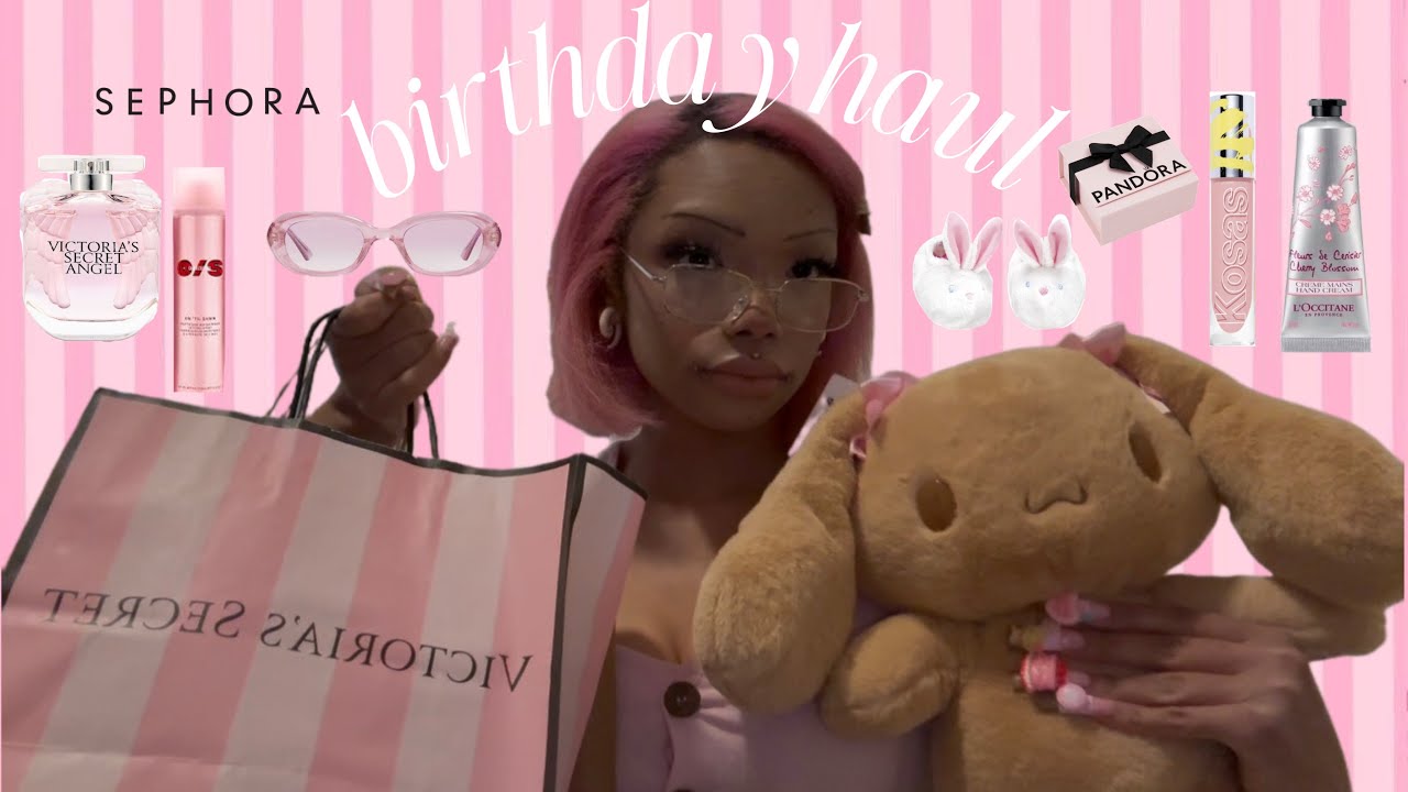 birthday haul 2025 (pandora,victoria secret& more)