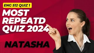 Eng512 Quiz 1 solution 2024 |Eng512 Quiz 1 solution 2024 Natasha study zone