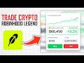 How To Trade Crypto On Robinhood Legend (Full Guide)