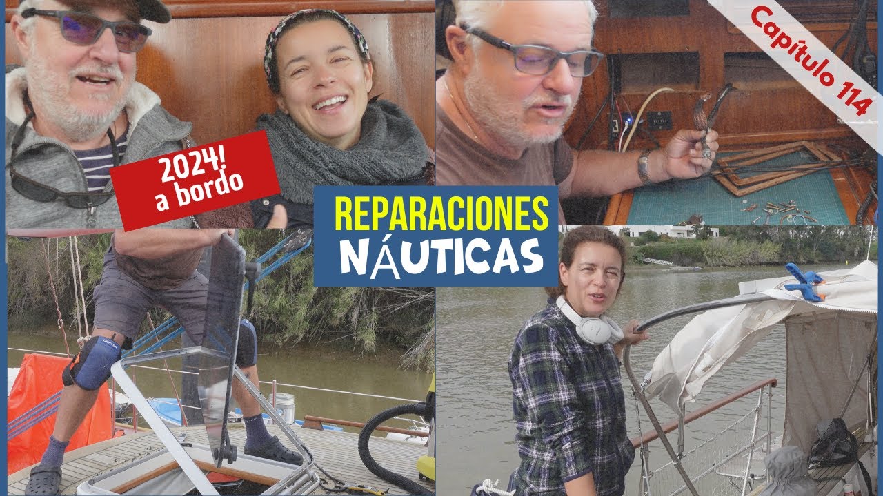 C-114. LLEGÓ EL 2024...REPARACIONES NÁUTICAS⛵️#navegación#barcos#sailing