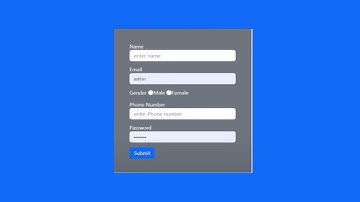 How To Connect HTML Form with MySQL Database using PHP