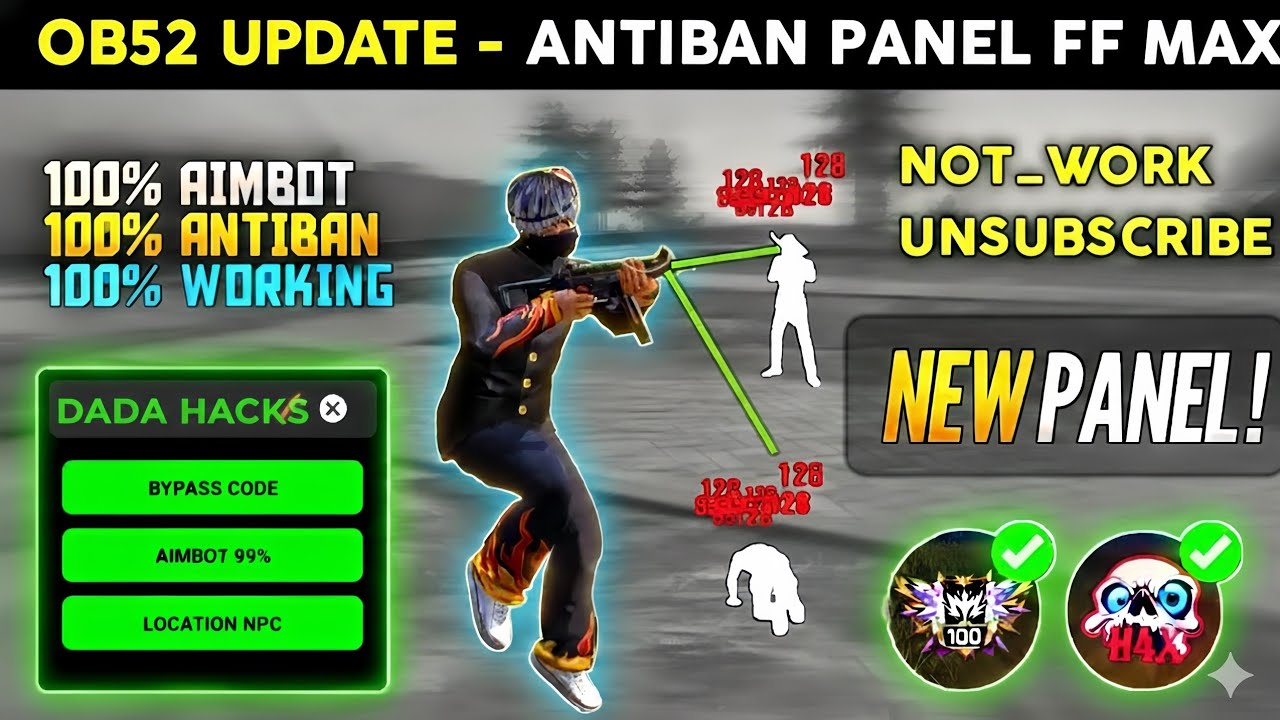 Free Fire Panel Mobile 🔥 FF Antiban Panel OB52 | Free Fire Hack New 😈 FF Injector 2026 | FF Panel