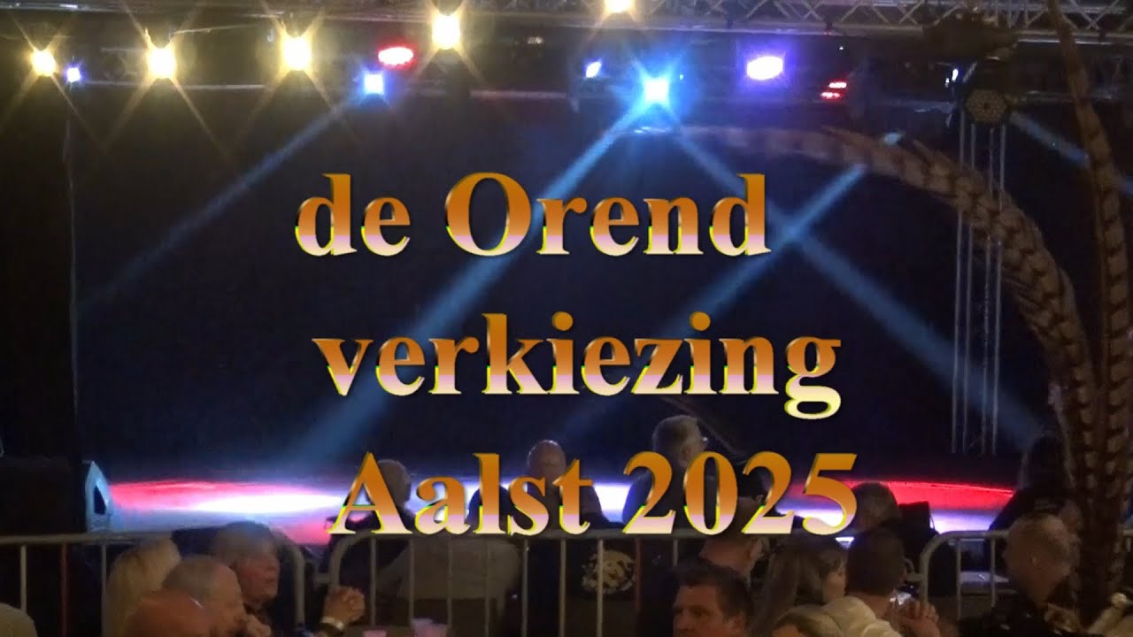 de Orend verkiezing van Oilst (  Aalst 2025  de kandidaten en de  jury voorstelling