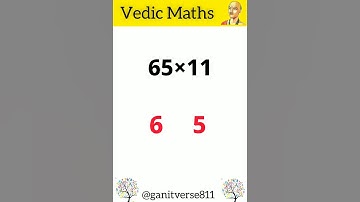 Vedic maths multiplication tricks । 11 multiplication tricks #ganitverse   #mathshorts #mathtricks
