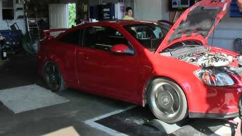 Supercharged Cobalt SS dyno run