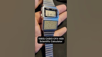 🇯🇵1985| CASIO CFX-400 !! #casio #vintagecasio #maths #calculator #80s #innovation #watch #watches