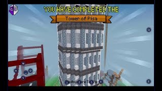 لعبة بلوك كرافت بناء برج بيزا المائل مجانا!  (tower of piza)