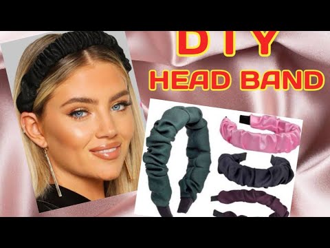 Abadok yasash| Stylish headband from old clothes| Very easy hairband cutting and sewing| Diy diadema