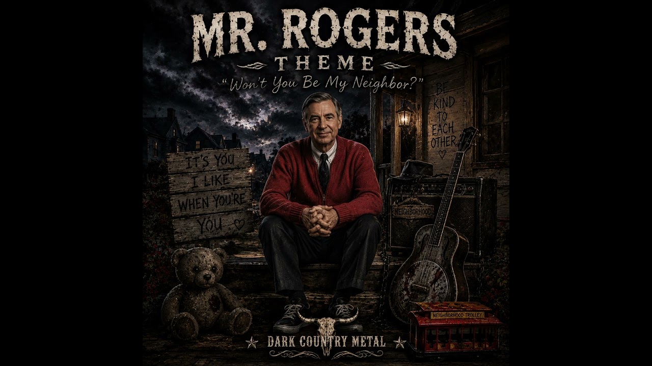 Obejrzyj Mr. Rogers Theme (Dark Country Metal) w YouTube Obejrzyj Mr. Rogers Theme (Dark Country Metal) w YouTube