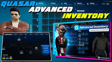 Quasar Advanced Inventory Script | Installation and Walkthrough | QBCore/ESX | FiveM Tutorial #109