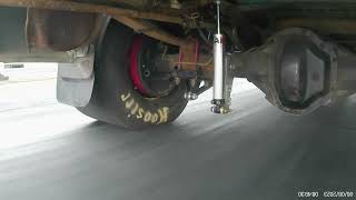 Anti squat with leaf springs
