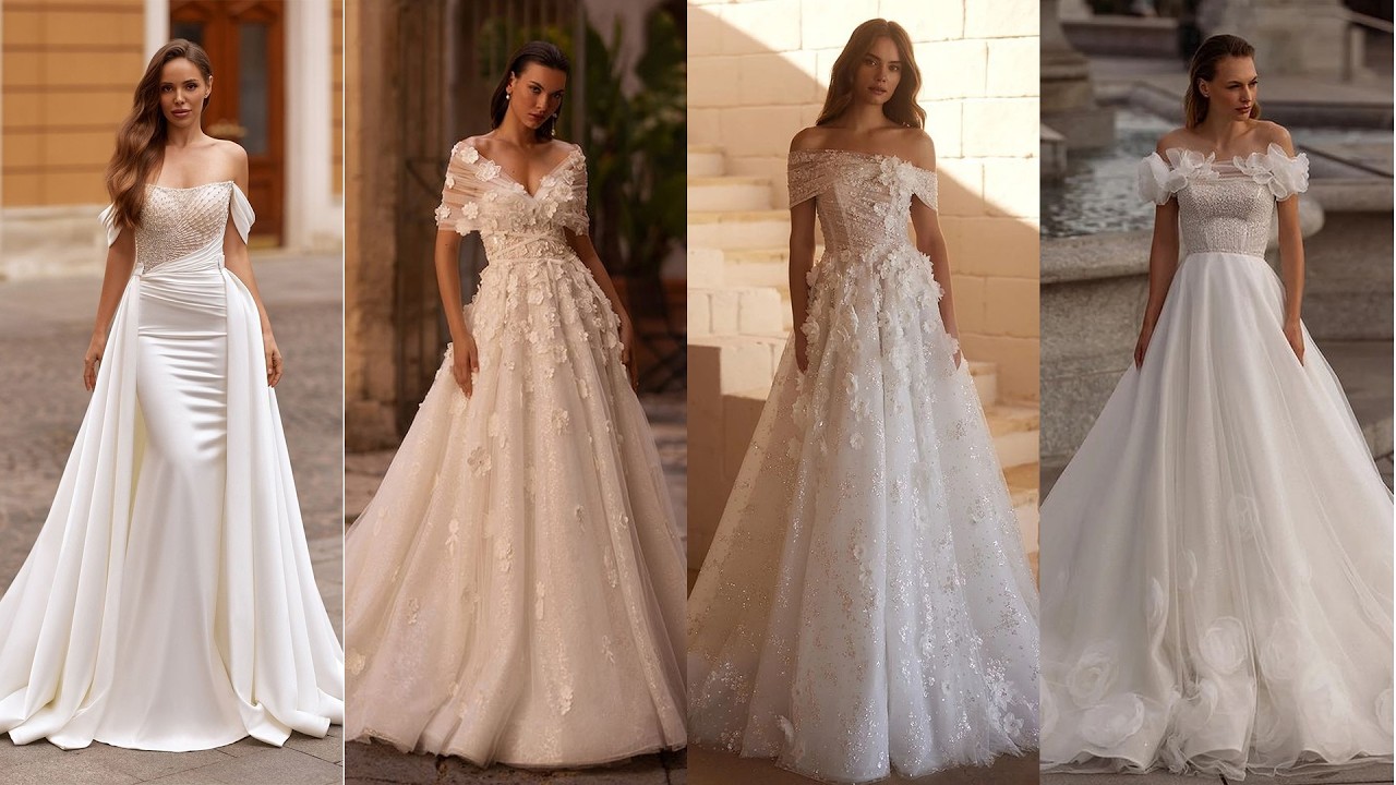 Самые романтичные свадебные платья для лета 2026 года. Как выглядеть стильно на свадебном торжест...