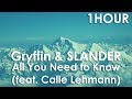 [1Hour Loop] Gryffin & SLANDER - All You Need to Know (feat. Calle Lehmann)