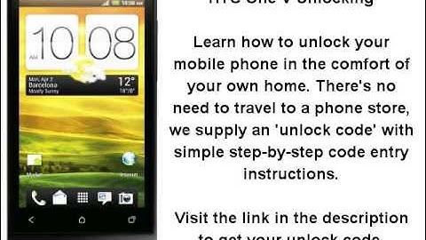 Unlock HTC One V - SIM Network Unlock PIN