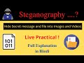 Master Steganography: Hide Files & Messages in Images & Videos π