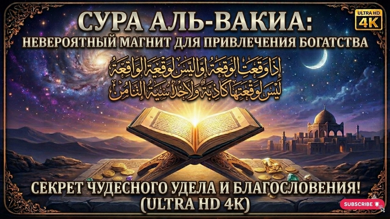 ЧУДО СУРЫ АЛЬ-ВАКИА! Самое мощное чтение для привлечения удела и богатства!